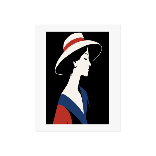 Elegant Retro Fine Art Poster, Vintage Wall Decor, Chic Home Aesthetic, Women’s Art, Gift for Art Lovers, Feminine Decor