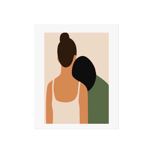 Emotional Minimalist Art Print, Fine Art Poster for Home Decor, Gift for Friends, Modern Wall Art, Inspirational Artwork